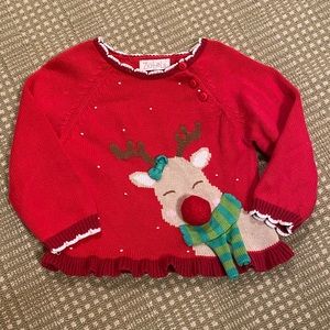 Zubels reindeer sweater 2T